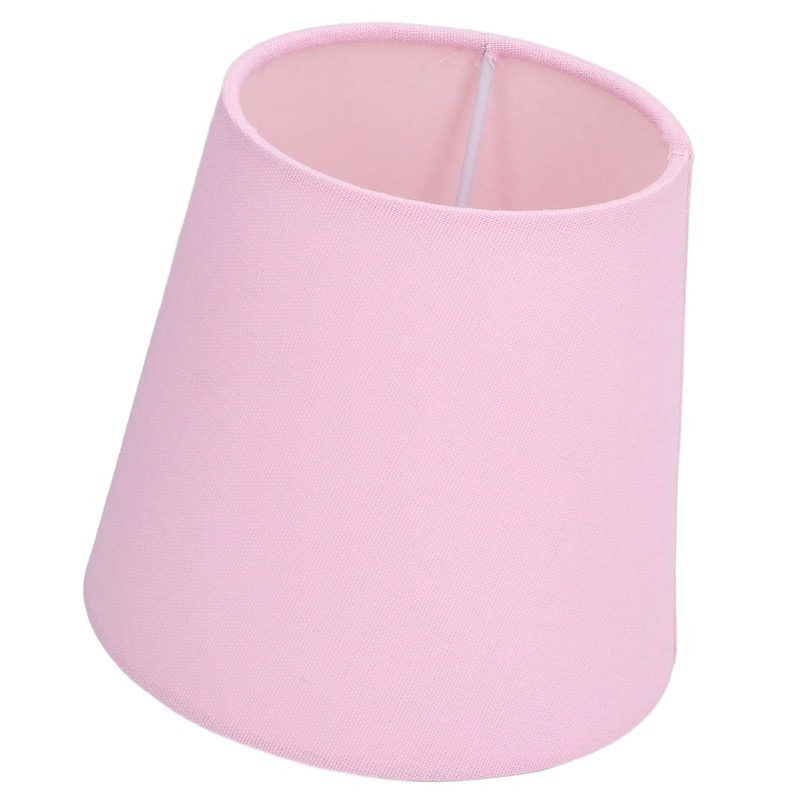 3PCS E14 Lampshade Fabric Ceiling Lamp Shade Exquisite Pink Wall