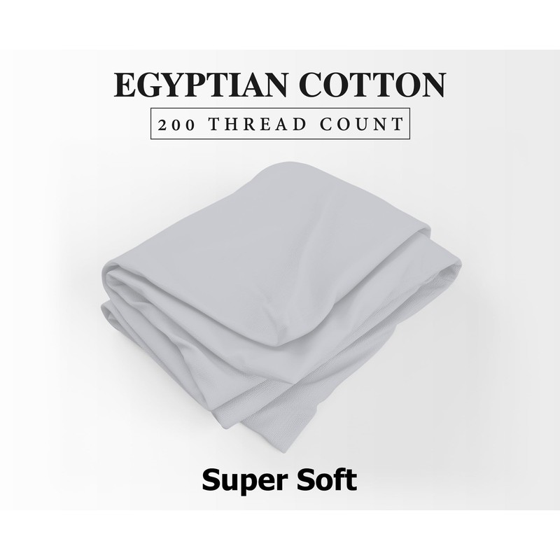 MistyMorning Fitted Sheet, Soft & Premium quality Bedding & Linen,