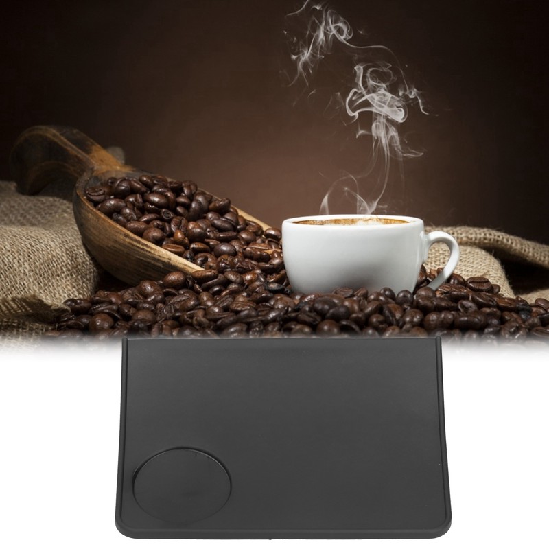 Coffee Tamping Mat Silicone Anti Slip 90 Degree Corner Tamping