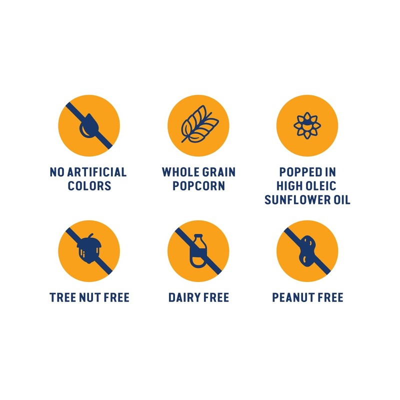 SkinnyPop Popcorn, White Cheddar, Whole Grain, Dairy-Free Snack, 4.4oz Bag