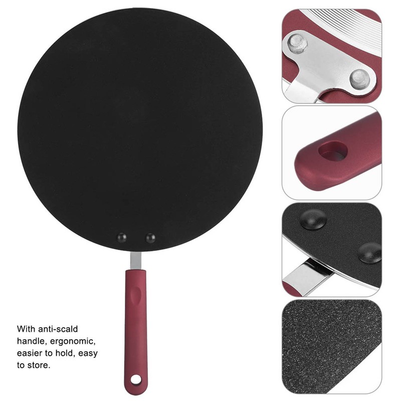 Portable Crepe Maker Non-Stick Frying Pan Pancake Griddle Pan Mini