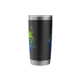 BMX Bike Bicycle Kids Youth Boys Men Stainless Steel Insulated Tumbler