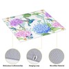 Dish Drying Mat Spring Hummingbird Flower Hydrangea for Kitchen Counter