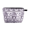 Pebarmnt Cute Animal Lovers Gifts Elephant Cosmetic Bag Makeup Pouch