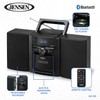 JENSEN CD-785 Bluetooth Portable CD Music System with Cassette Player
