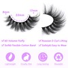 JIMIRE Mink Lashes Fluffy Cat Eye False Eyelashes Volume Wispy