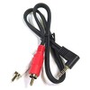 3.5mm stereo right angle/male to RCA (red/white)/male converter cable/50cm (3C-PS-05A)