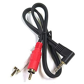 3.5mm stereo right angle/male to RCA (red/white)/male converter cable/50cm (3C-PS-05A)