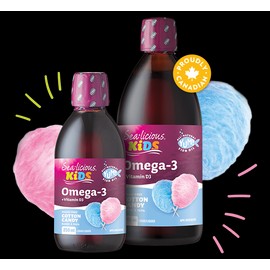 Sea-Licious Kids Omega 3 With Vitamin D3 - Cotton Candy, 500 ml