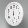 Seiko Clock Clock Radio Wave Analog White Pearl KX234W