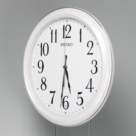 Seiko Clock Clock Radio Wave Analog White Pearl KX234W
