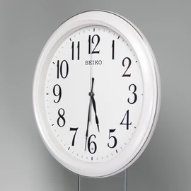 Seiko Clock Clock Radio Wave Analog White Pearl KX234W