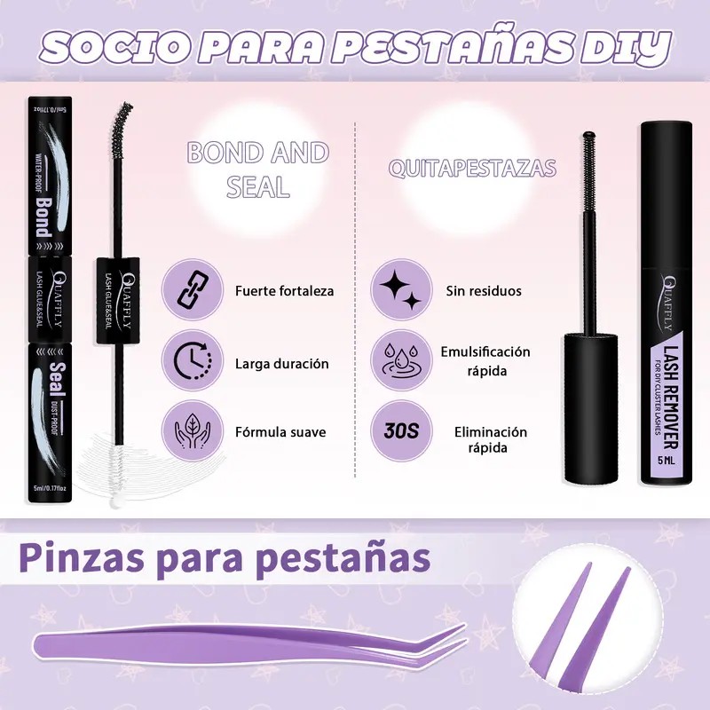 Kit De Extensión De Pestañas De Capacidad Extragrande