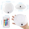 HONWELL Battery Powered Ceiling Light with Remote, Indoor LED Ceiling