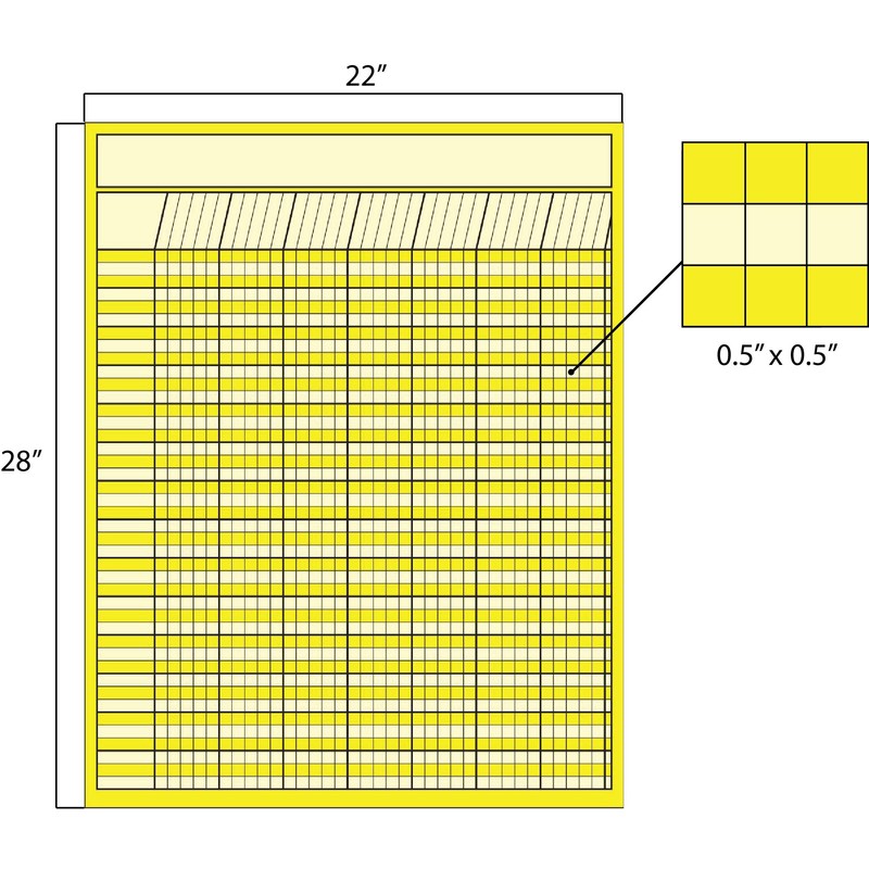 Vertical Charts Set of 10- Perfect for Encouraging Positive Reinforcement,