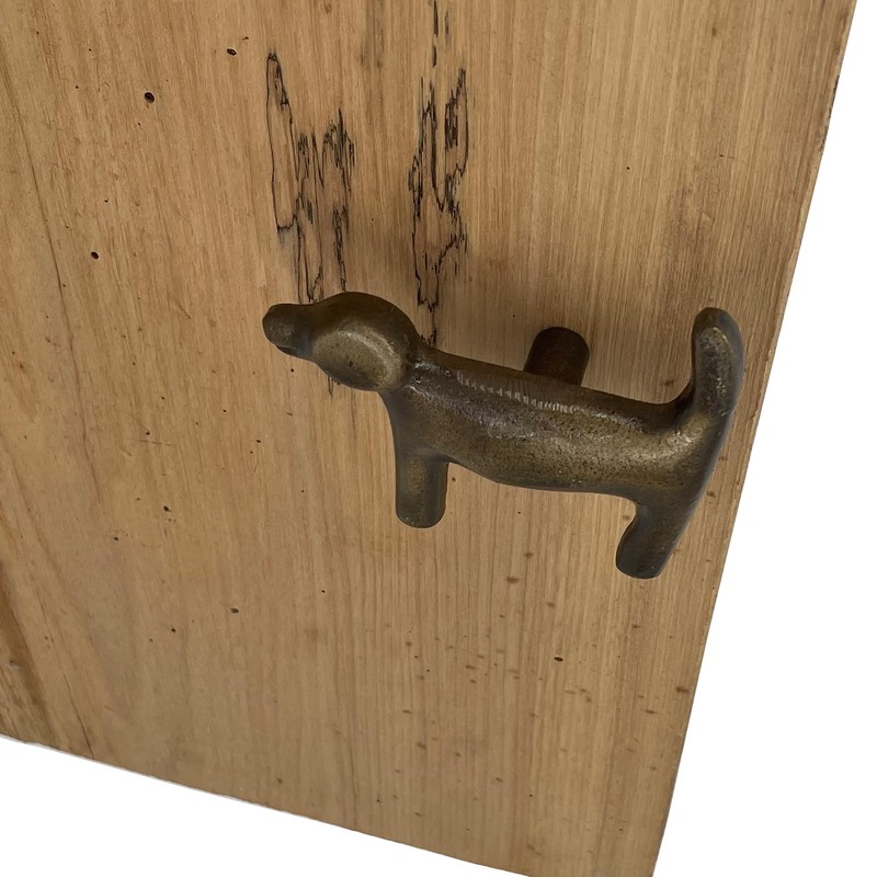 Antique Hardware Depot – 4” Dog Profile Handle - Animal