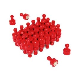 Red Skittle Magnet Für Kühlschrank, Büro, Whiteboard, Mitteilung 12mm x 21mm Hoch - Packung von 48