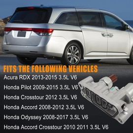 SHOZHO VVT Solenoid Variable Valve Timing Solenoid Fits for Honda for Acura for Odyssey Pilot for Accord Crosstour 3.5L V6 Replace 918-056 15810-R70-A03 15810-R70-A04 Front Spool Valve Assembly