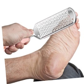 FOMIYES Foot File Callus Remover Portable Foot File Stainless Steel Dead Skin