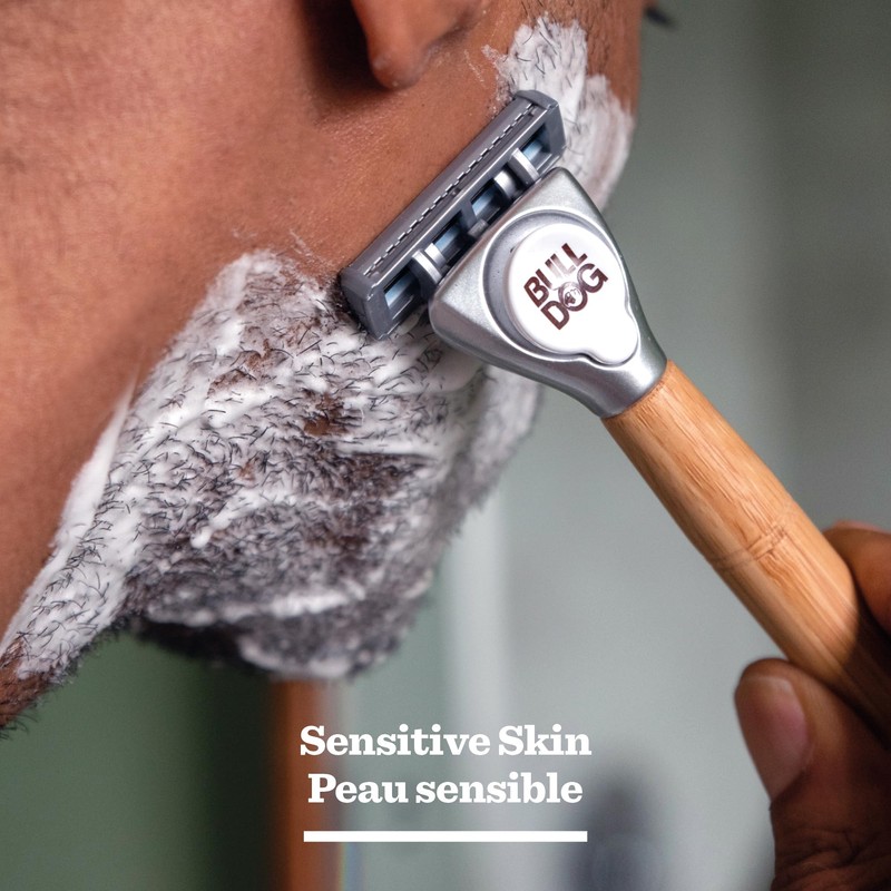 Bulldog 8 count Sensitive Refill, 8ct | Razor Blades Refills,