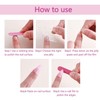 Press On Short Square False Nails - Plating Fake Acrylic
