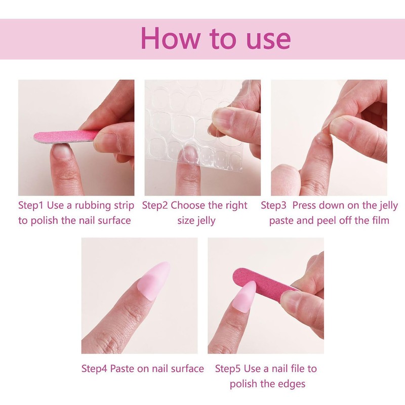 Press On Short Square False Nails - Plating Fake Acrylic