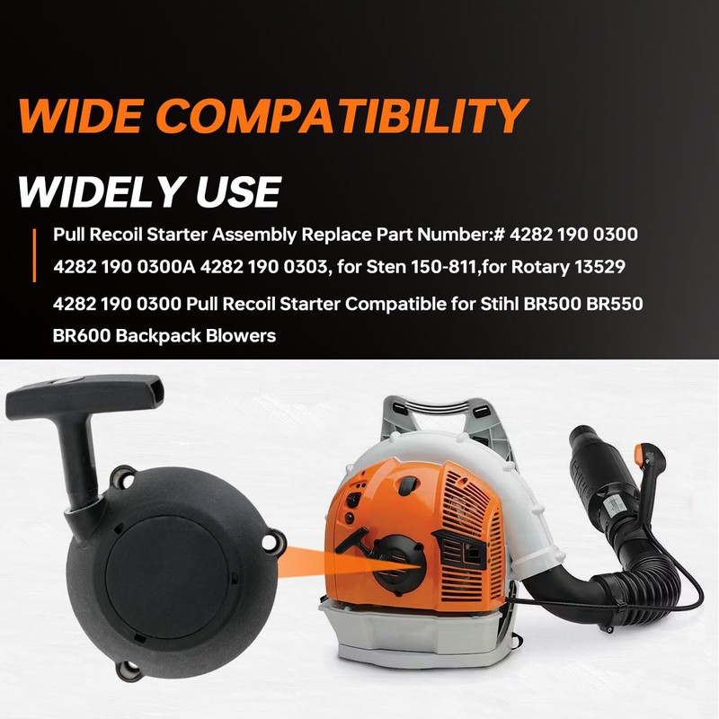 ZAMDOE Recoil Starter Assembly for Stihl Backpack Blower BR500 BR550