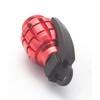 4 x valve caps, hand grenade, colour: red, valve cap,