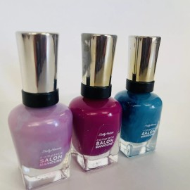 Sally Hansen Set of 3 Sally Hansen Complete Salon Manicure Glitter Nail Polish Assorted Color