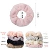 8 Scrunchies Esponjosos de Toalla Gomas para Secar Cabello Scrunchie