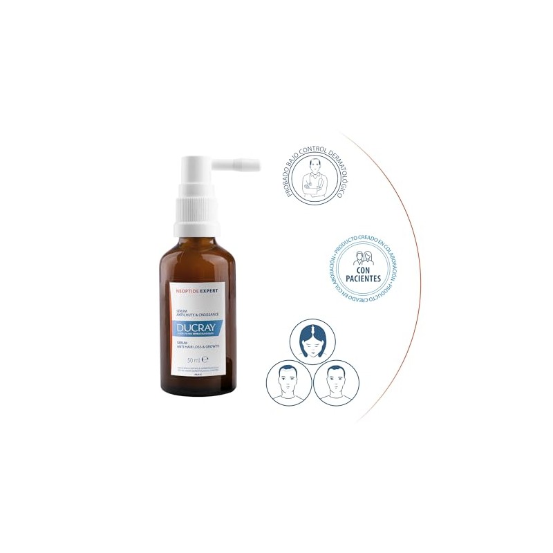 DUCRAY, Neoptide Expert Suero para Caída Crónica, Estimula el Folículo