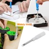 HARFINGTON 2Pcs SL3.0 Mini Slotted Screwdriver 3mm Magnetic Flat Head