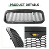 MATMACRO Grille Front Bumper Honeycomb Grill For 2013-2018 Dodge Ram
