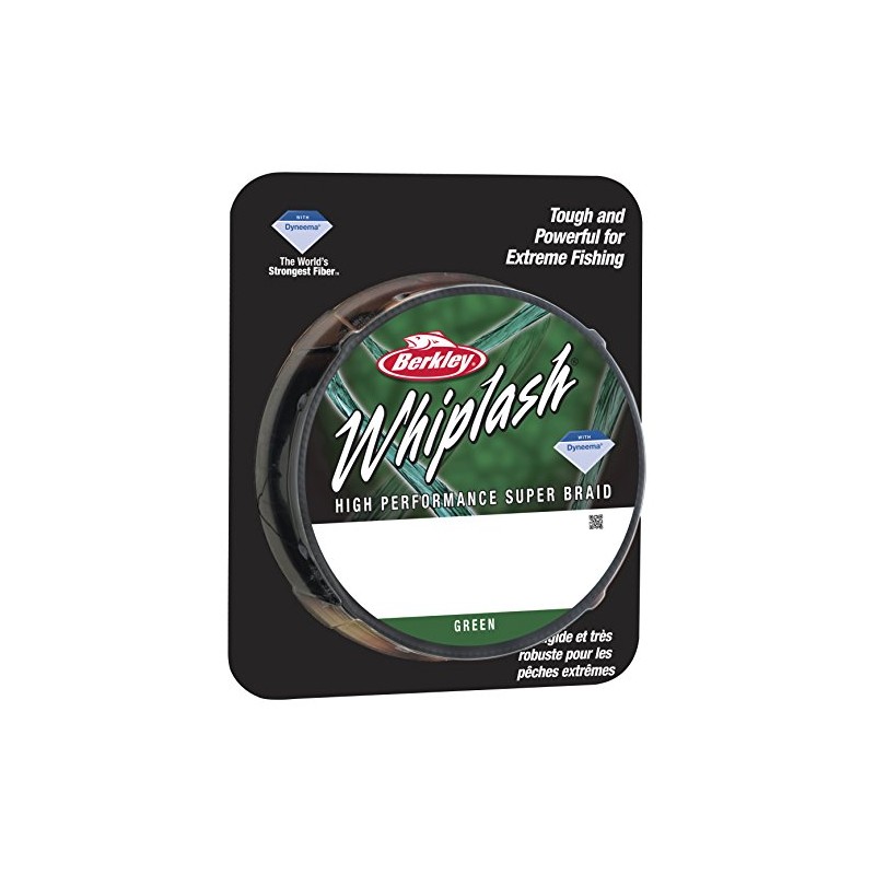 Berkley Whiplash High Performance Super Braid Green 250m 80lb