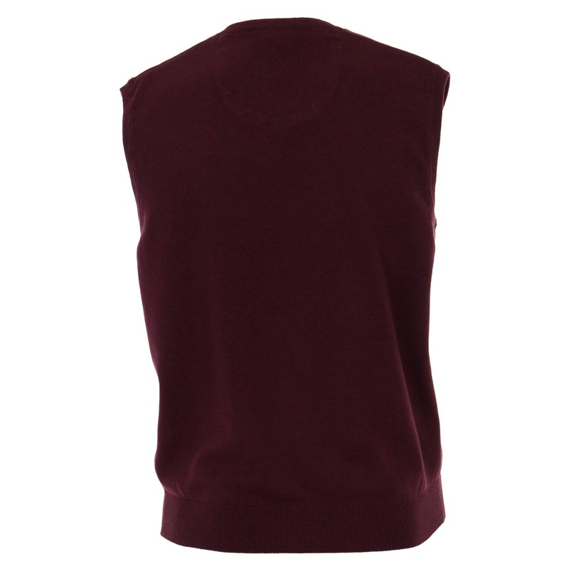 Redmond Plain Sweater Vest, 79 Grey