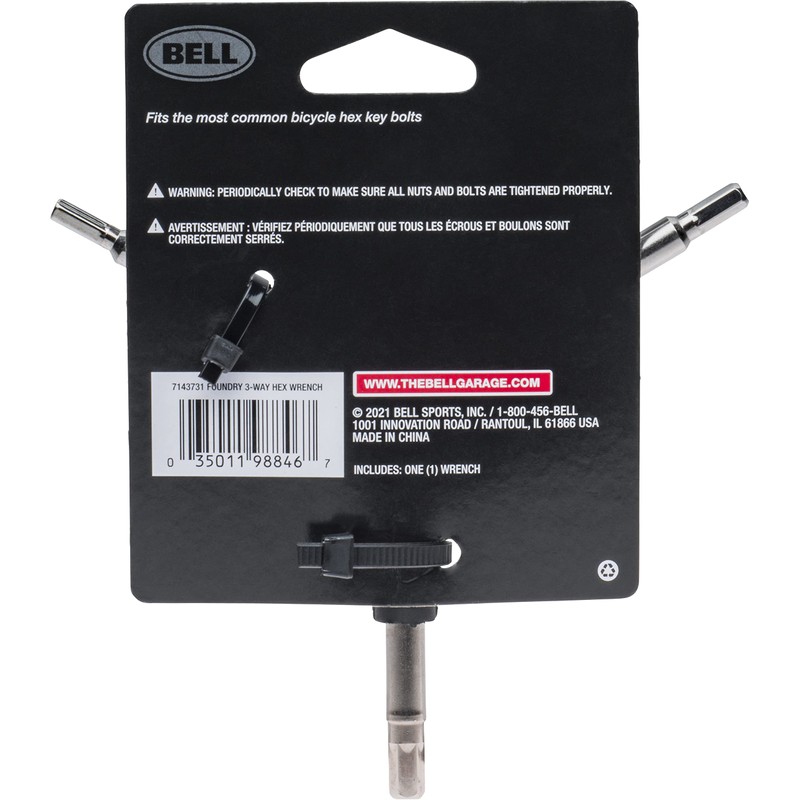 Bell Foundry 100 3-Way Hex Wrench