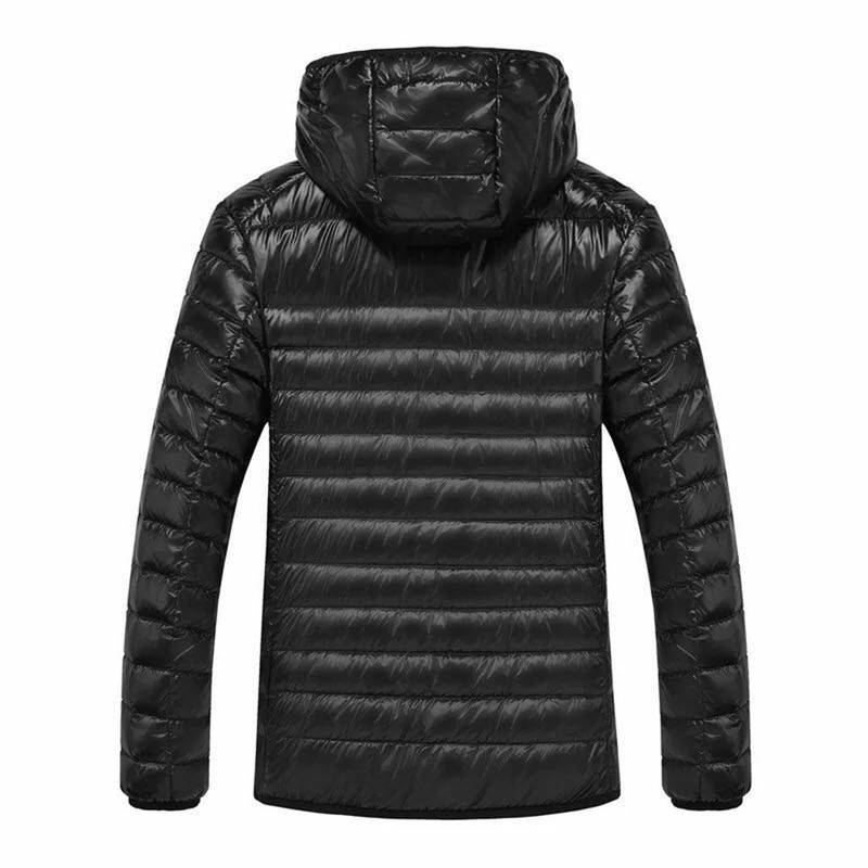LANMAY Men's Ultralight Packable Hooded Down Jacket Puffer Down Coats