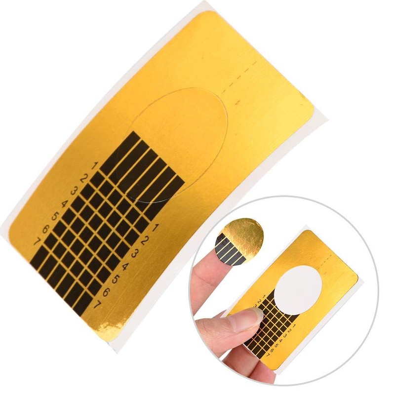 Pegatinas De Formas De Extensión De Uñas, Para Uv, Formas