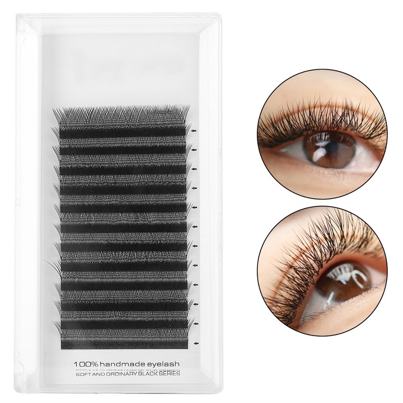 0.07mm YY Shaped Dense False Eyelashes Eyelash Extension Grafting False