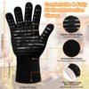 Flintronic Barbecue Gloves, Heat Resistant with 800°C, Fireproof Gloves, Baking