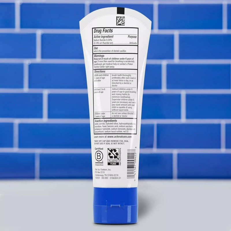 ACT Kids Anticavity Fluoride Toothpaste 4.6 oz. Bubble Gum Blowout