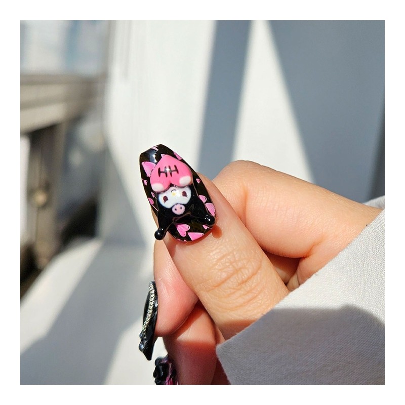 Kuromping Handmade Nail Tips - Oval / 쿠롬핑 수제네일팁 -
