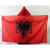 AZ FLAG UMHANGFLAGGE ALBANIEN 150x90cm - ALBANISCHE Cape Fahne 90