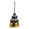 DecoPro Key Tassel accented with Crown Tassels, Color# 1152 [Sold Individually]