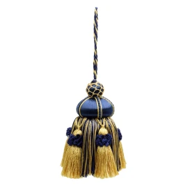 DecoPro Key Tassel accented with Crown Tassels, Color# 1152 [Sold Individually]