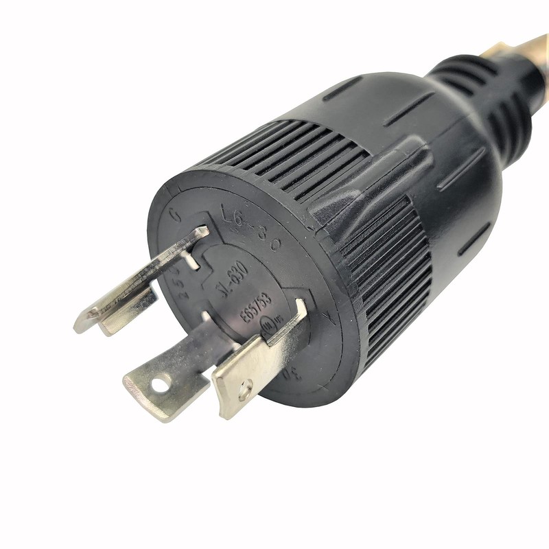 Parkworld NEMA L6-30 Extension Cord, Locking 3-Prong, 30 AMP, 250