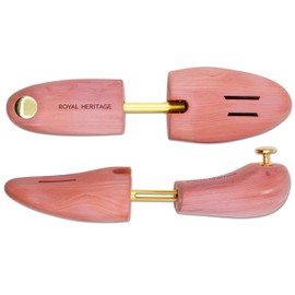 Royal Heritage Men's Cedar Shoe Trees - Ultimate Edition - VALUE-PACK - Grown In USA, Cedar, Medium (Fits Shoe Sizes 9 - 10)