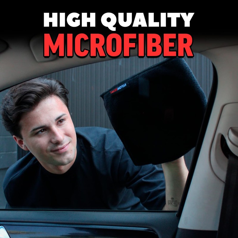 Bass Motor Microvezeldoek for cleaning, pack of 5 premium ultra-absorbent