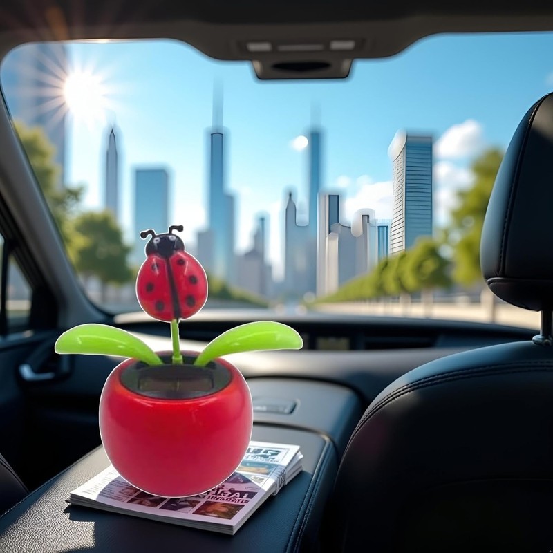 Solar Dancing Flower, Car Dashboard Decorations, Funny Solar Powered Dancing