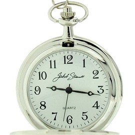 Jakob Strauss Reloj De Bolsillo para Caballero Tono Plateado JAST15